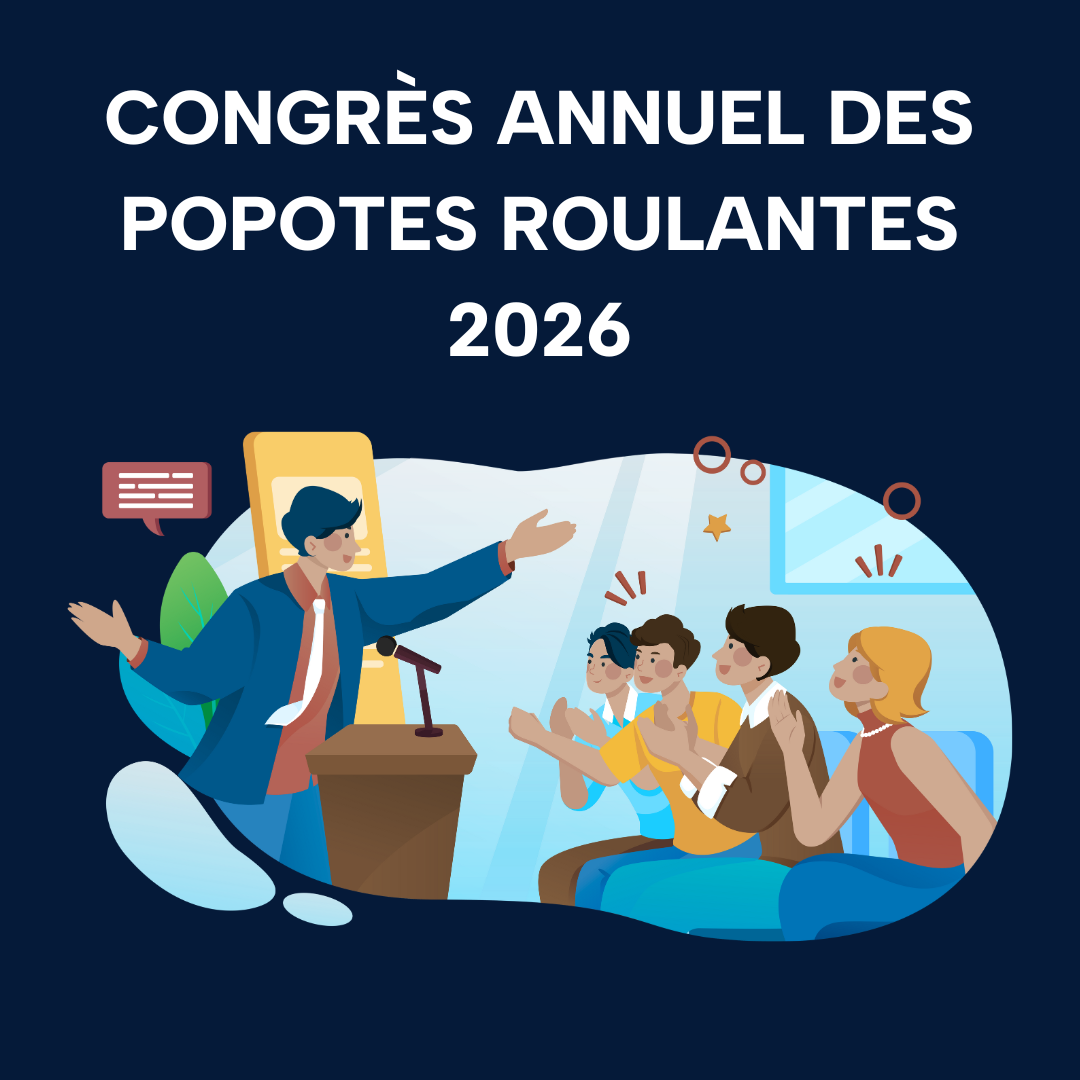 Annonce pour le congrès annuel des popotes roulantes 2026