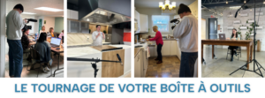 Photos du tournage de la boîte à outils 2.0 du RPRQ